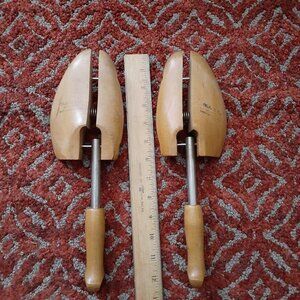 Michael A Levy Wooden Shoe Tree for Golf Shoes Fur Lined Size 10.5